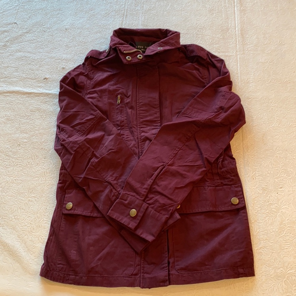 Light purple autumn jacket
